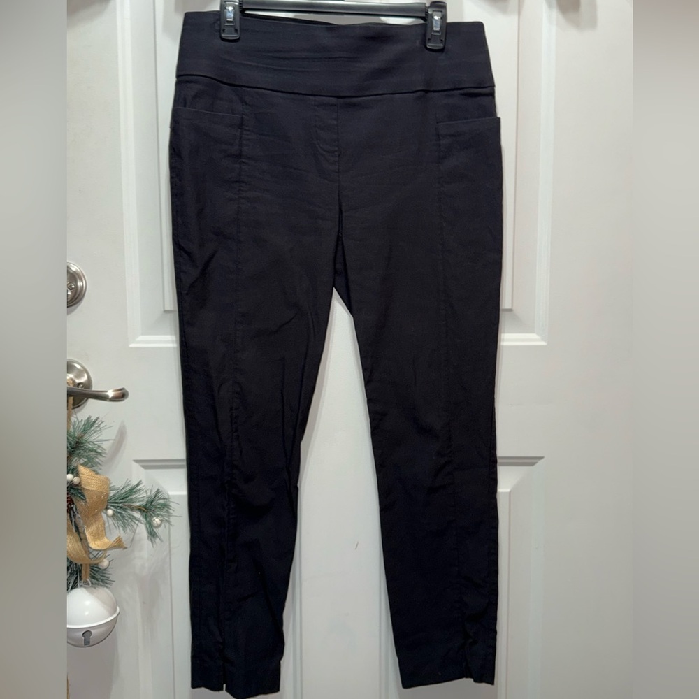 Apt. 9 Dark Blue Slim Pull-On Pants Small